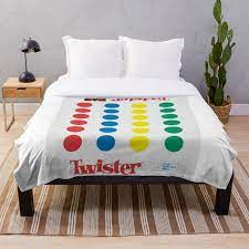 The Twister Game Blanket Throw Blanket