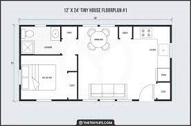 12 x 24 tiny home designs floorplans