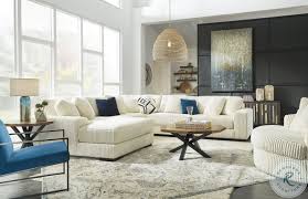 Lindyn Ivory Laf Chaise Sectional From