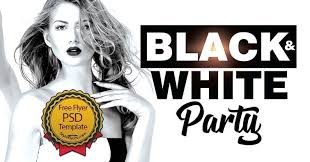 Black White Party Free Flyer Psd Free Download 23715 Styleflyers