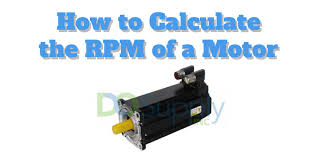 how to calculate the rpm of a motor
