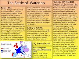 ppt the battle of waterloo powerpoint