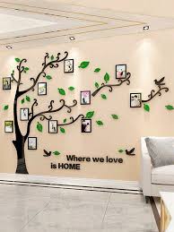 Photo Frame Tree 3d Acrylic Wall Decals
