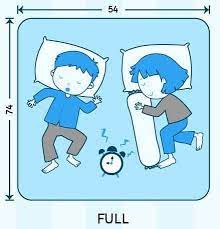 twin bed vs full bed whats the