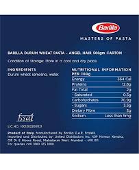 barilla pasta angel hair 500gm mrp 329