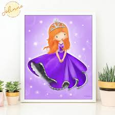 Princess Girl Wall Art Printgirl