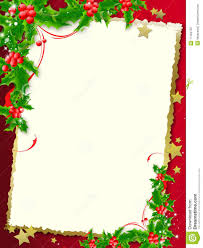 Christmas Letter Border Template Collection Letter Cover Templates