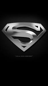 black superman logo iphone resolution