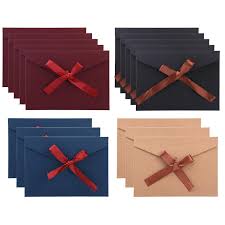 16pcs 4 colors gift card envelopes