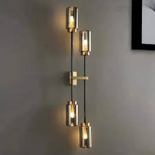 Led Glass Wall Hanging Light For