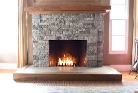 airstone fireplace makeover from ugly