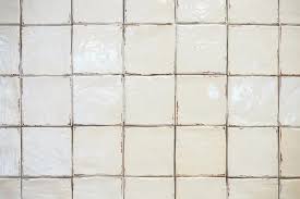 White Old Dirty Tile Wall In The