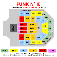Funk N The Ie At The Toyota Arena Ontario California