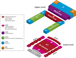 Seating Chart Modell Performing Arts Center At The Lyric