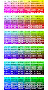 69 Complete Free Web Color Chart