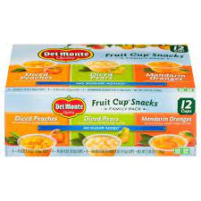 variety pack plastic fruit cup snacks