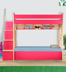 multi flexi bunk bed in pink colour