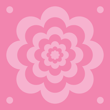 modern fl background of pink color