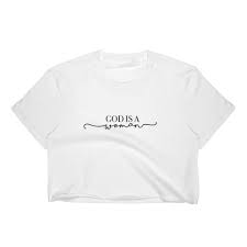 God Is A Woman Womens Crop Top In 2019 Ariana Grande