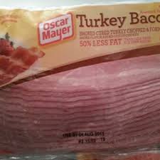calories in oscar mayer turkey bacon