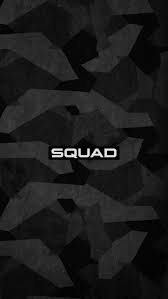 Black Camouflage Army Squad