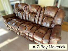 la z boy leather living room sofas