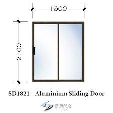 Aluminium Sliding Doors S Sd1821