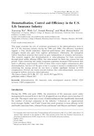 The national association of mutual insurance companies (namic) is the largest property/casualty insurance trade association in the country, with more than 1,400 member companies representing 39 percent of the total market. Pdf Demutualisation Control And Efficiency In The U S Life Insurance Industry