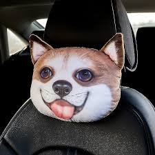 Car Headrest Pillow Seat Belts Cover