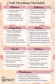 ultimate fall cleaning checklist