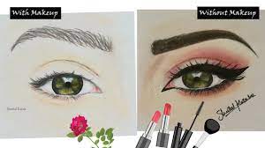 eye makeup drawing art