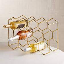 11 bottle gold wine rack reviews
