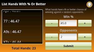 Understanding them is the key to becoming a successful bettor. Tiger Odds Poker Calculator For Android Apk Download