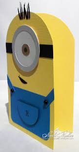 Minion birthday card with assemble your own 3d minion. Minion Birthday Card Mullen Crafts