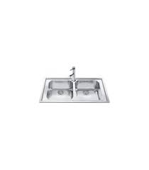 Stainless steel kitchen sink manufacturers & suppliers. Smeg Rigae Series Le862 Rectangular Kitchen Sink Stainless Steel