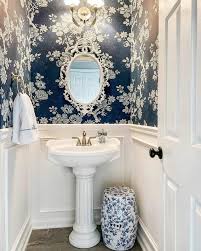 35 Small Bathroom Wallpaper Ideas To
