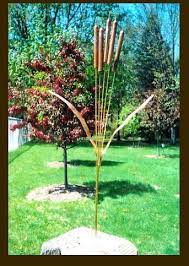 My Patented Copper Cattail Wind Chimes