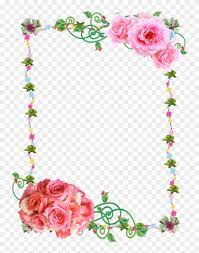 free frames png rose flower border