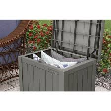 Suncast 22 Gal Deck Box With Seat