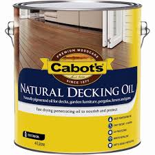 4l natural decking oil bunnings warehouse