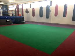 new flooring for local boxing gym