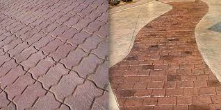 pavers or stamped concrete for patios