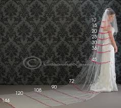 Custom Bridal Veil With Crisp Cut Edge
