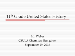 Ppt 11 Th Grade United States History Powerpoint Presentation Id