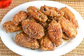 korean fried wings with sweet garlic