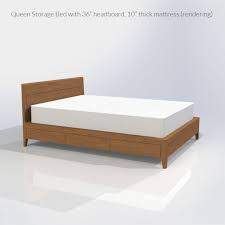 Mahogany Platform Bed No 2 A Modern