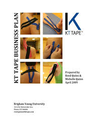 Original Kt Tape Business Plan 2008