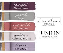 Five New Fusion Mineral Paint Colours