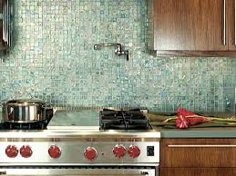 Green Kitchen Backsplash Tile Design