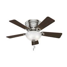 Indoor Brushed Nickel Ceiling Fan 52139